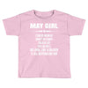 Super May Girl Toddler T-shirt