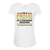 i'm a proud father in law Maternity Scoop Neck T-shirt