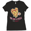 pizza my heart (2) Ladies Fitted T-Shirt
