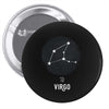 Virgo Zodiac Sign Minimal Design Pin-back button