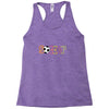 soccer neon rhinestud Racerback Tank