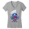 zombie burgers rouge Women's V-Neck T-Shirt