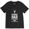 i'm a fishing dad   daddy V-Neck Tee