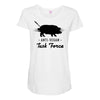 anti vegan task force Maternity Scoop Neck T-shirt