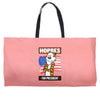 calvin hobbes Weekender Totes