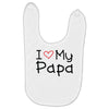 I Love My Papa Baby Bibs