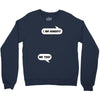 I am Hungry Me Too Mom and Baby Talking Crewneck Sweatshirt