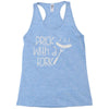 prick with a fork Racerback Tank