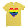 You're Looking At A Rainbow Ladies Fitted T-Shirt