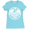 sasquatch research team Ladies Fitted T-Shirt