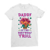 birthday troll daddy Ladies Fitted T-Shirt
