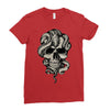 skull snake Ladies Fitted T-Shirt
