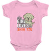 This Girl Loves Shih Tzu Baby Onesie