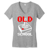 old school joystick Women's V-Neck T-Shirt