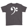 bass cleff funny Youth Tee