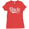 uncle since 2015 Ladies Fitted T-Shirt