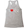 i love house music Racerback Tank