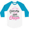 celebrating with the 70th birthday king t shirts 3/4 Sleeve Shirt