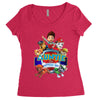 paw patrol birthday boy auntie Women's Triblend Scoop T-shirt