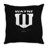 wayne enterprises batman caped crusader Throw Pillow