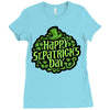 happy st. patrick's day Ladies Fitted T-Shirt