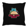 soft taco night Throw Pillow