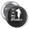 eat sleep battlefield 4, funny Pin-back button