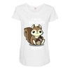 nuts Maternity Scoop Neck T-shirt