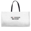 breast cancer survivor ribbon Weekender Totes