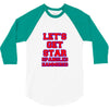 star spangled hammered 3/4 Sleeve Shirt