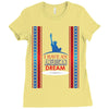 I Have an American Dream Ladies Fitted T-Shirt