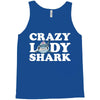 crazy lady shark Tank Top