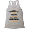 Super Cool Granddaughter Of A Freaking Awesome Grandpa Racerback Tank