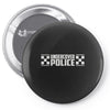 undercover police Pin-back button