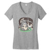 forest friends Women's V-Neck T-Shirt