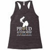 proud Autism  mom Racerback Tank