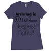 new daddy to be Ladies Fitted T-Shirt
