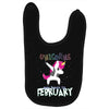 Born Unicorns-Born February Baby Bibs