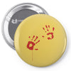 bloods hand Pin-back button