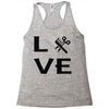 love hairstylist Racerback Tank