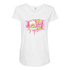 zombie burger Maternity Scoop Neck T-shirt