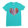 Heart Ladies Fitted T-Shirt