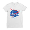 santa nasa parody Ladies Fitted T-Shirt