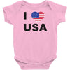 i love usa Baby Onesie