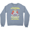 mess with me i'll fight back Crewneck Sweatshirt