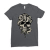 skull snake Ladies Fitted T-Shirt