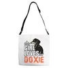 This Girl Loves Her Doxie Adjustable Strap Totes
