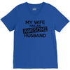 awesome husband V-Neck Tee