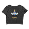birthday unicorn family series birthday boy Crop Top