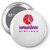 stylish retro hawaiian airlines Pin-back button